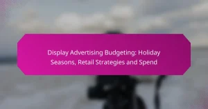 Display Advertising-budgetering: Högtidssäsonger, detaljhandelsstrategier och utgifter