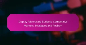 Display Advertising Budgetar: Konkurrensutsatta Marknader, Strategier och Realism