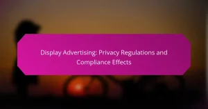Displayannonsering: Integritetsbestämmelser och regelefterlevnadseffekter